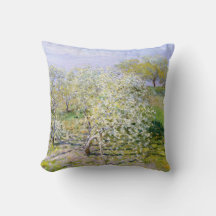 Apple Trees in開花(by Claude Monet)