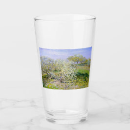 Apple Trees in開花(by Claude Monet) タンブラーグラス
