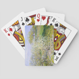 Apple Trees in開花(by Claude Monet) トランプ