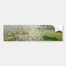 Apple Trees in開花(by Claude Monet)