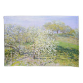 Apple Trees in開花(by Claude Monet) 枕カバー (正面左)