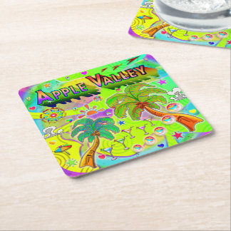 Apple Valley Mind Focus Coaster スクエアペーパーコースター