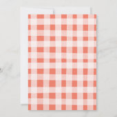 Apple Waterカラーの最初の誕生日招待状 招待状 (裏面)