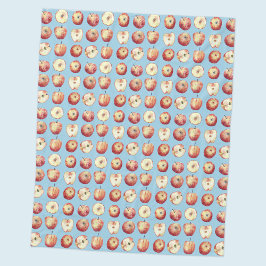 Apple Waterカラー フリースブランケット