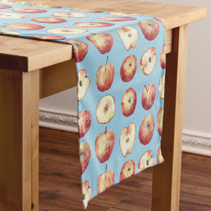 Apple Waterカラー ロングテーブルランナー