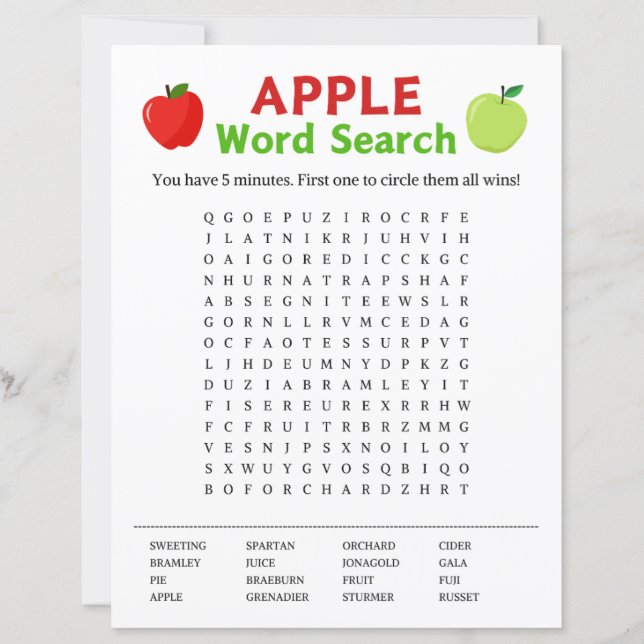 Apple Word検索ゲーム (正面)