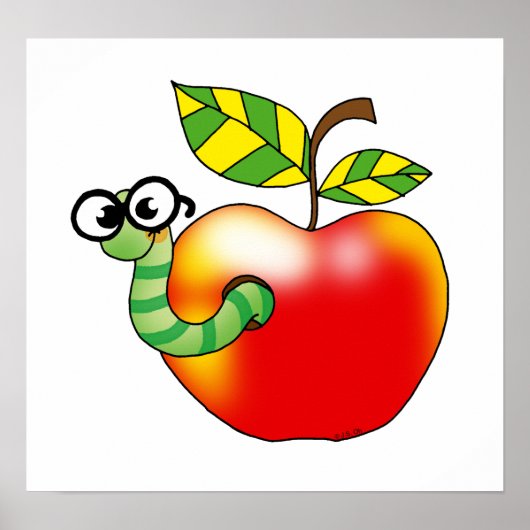 Apple & Worm、新学期 ポスター (正面)