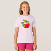 Apple & Worm、新学期 Tシャツ (正面フル)