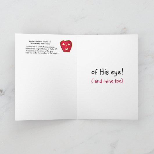 AppleO'Lanternカード カード (内部)