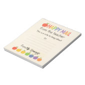 Apples Happy Mail – Cute Teacher ノートパッド (回転)