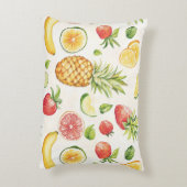 Apples Pears Blueberries Oranges Fruits アクセントクッション (裏面(縦))