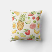 Apples Pears Blueberries Oranges Fruits クッション (裏面)