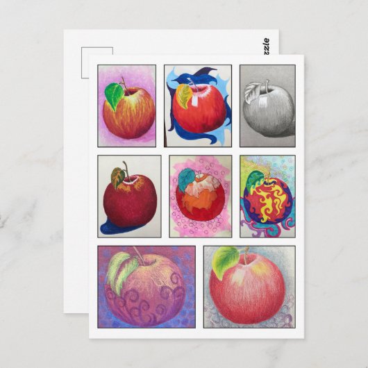 Apples Post Card ポストカード (正面/裏面)