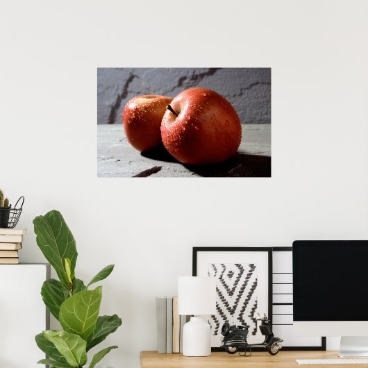 apples poster print ポスター (ホームオフィス)