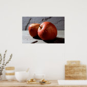 apples poster print ポスター (キッチン)