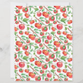 Apples Scrapbook Paper (裏面)