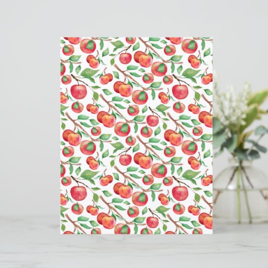 Apples Scrapbook Paper (スタンド正面)