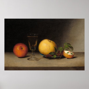 Apples, Sherry - Raphaelle Peale Fine Art Poster ポスター
