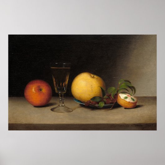 Apples, Sherry - Raphaelle Peale Fine Art Poster ポスター (正面)