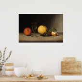 Apples, Sherry - Raphaelle Peale Fine Art Poster ポスター (キッチン)