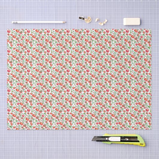 Apples Tissue Paper 薄葉紙 (クラフト)