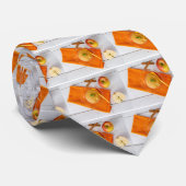 Applesauce with cinnamon and orange spoon ネクタイ (ロール)