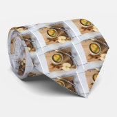 Applesauce with cinnamon in stoneware bowl ネクタイ (ロール)