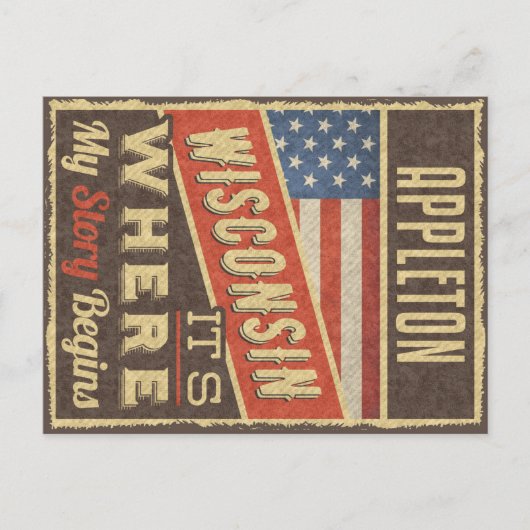 Appleton Wisconsin ポストカード (正面)