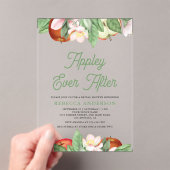 Appley Ever After Apple Bridal Shower アクリル招待状 (インサイチュ (ポータブル))