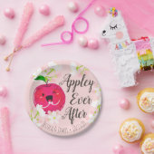 Appley Ever After - Apple Pun ペーパープレート (パーティー)