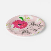 Appley Ever After - Apple Pun ペーパープレート (アングル)