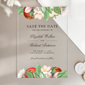 Appley Ever After Apple Wedding Save the Date アクリル招待状