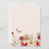 Appley Ever After Floral Bridal Shower 招待状 (裏面)