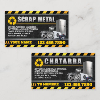 Appliance & Scrap Metal Bilingual Business Card 名刺
