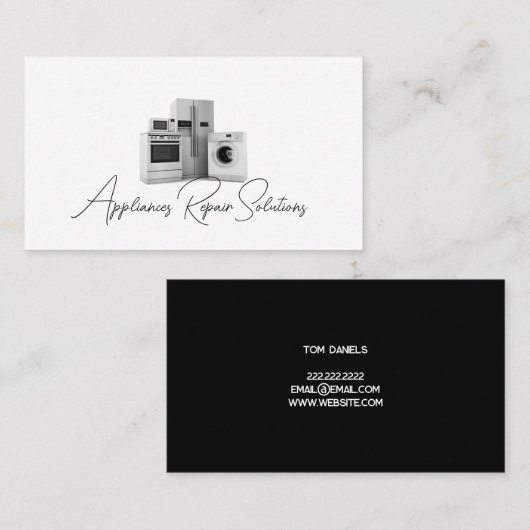 Appliances Repair 名刺 (正面/裏面)
