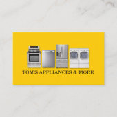 Appliances Sales Installation Repair Business Card 名刺 (正面)