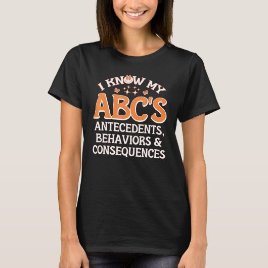 Applieのデータおもしろいアナリスト行動アナリストAbcs Tシャツ (正面)