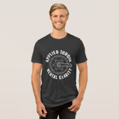 Applied Torque Mental Clarity、サイクリストへの面白いギフト トライブレンドＴシャツ (正面全面)