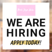 Apply Today Businessを募集している ウィンドウサイン (シート2)