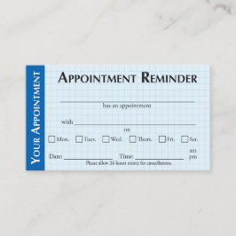 Appointment Reminder Cards with Kindness Message コーリングカード