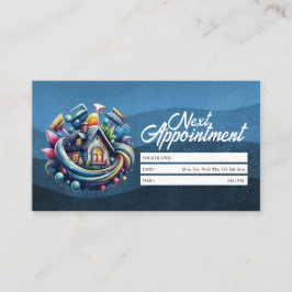 Appointment Reminder House Cleaning Housekeeping 名刺