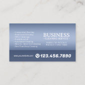 Appointment Reminder House Cleaning Housekeeping 名刺 (裏面)