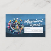 Appointment Reminder House Cleaning Housekeeping 名刺 (正面)