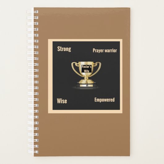 Appreciation Gift Planner for Pastor’s Wife  プランナー手帳 (正面)