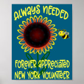 Appreciation New York Always Needed Volunteer Reco ポスター (正面)