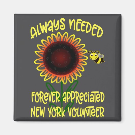 Appreciation New York Always Needed Volunteer Reco マグネット (正面)