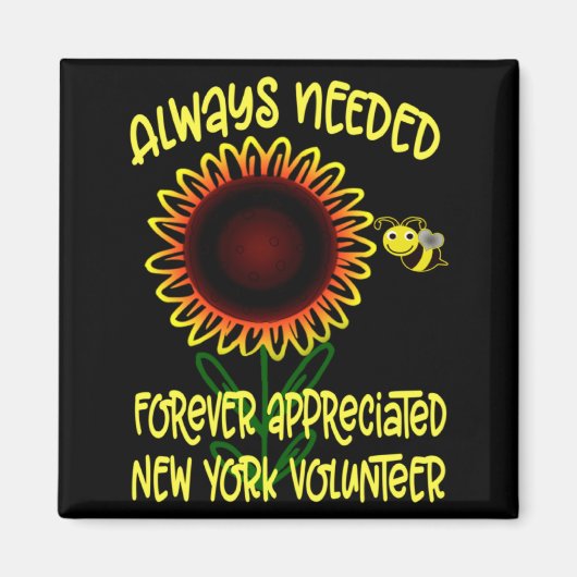 Appreciation New York Always Needed Volunteer Reco マグネット (正面)