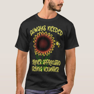 Appreciation Virginia Always Needed Volunteer Reco Tシャツ