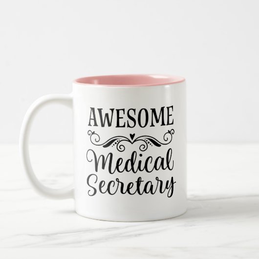 Appreciation Week Mug医学の秘書 ツートーンマグカップ (左)