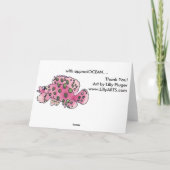 appreciOCEANタラ漫画魚サンキューカード サンキューカード (裏面)